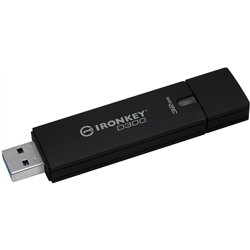 KINGSTON 32GB IronKey D300 Encrypted USB 3.0 FIPS Level 3 - 8200262