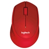LOGITECH  MOUSE M330 SILENT PLUS WIRELESS RED 910-004911 - 1140560