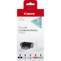 CANON CLI-8 BK/PC/PM/R/G MULTIPACK - 1701875
