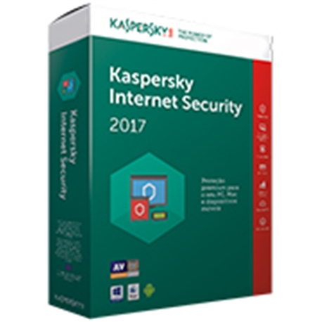 KASPERSKY INTERNET SECURITY 2017 MD 3 USER RETAIL - 3000074