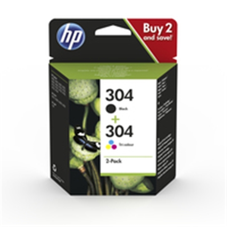 HP 304 Ink Cartridge Combo 2-Pack -  3JB05AE - 1702026