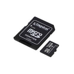 Kingston Micro SDHC 16GB UHS-I Class 10 + SD Adapter - 8000142