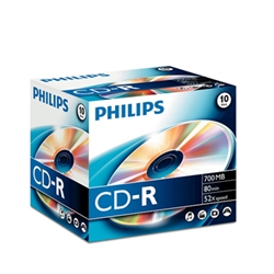 PHILIPS CD-R 700MB 52x 80min. Slim - 1750191