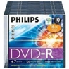 PHILIPS DVD-R 4.7 GB 16X Slim Case 1 Unidade - 1750006