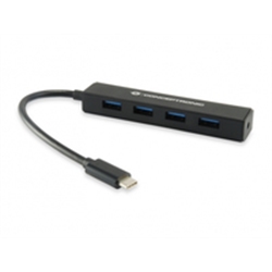 Conceptronic USB 3.1 Type-C to 4-Port USB 3.0 Hub - 5600025