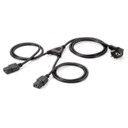Power Cable y-verion 2 x iec c13 to schuko c13 - 1351465