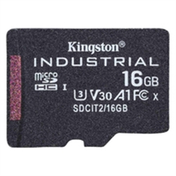 Micro SDHC 16GB Industrial C10 A1 pSLC Card Single Pack w/or - 8000079