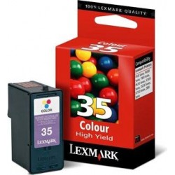 LEXMARK Tinteiro cor de elevada capacidade Nº 35