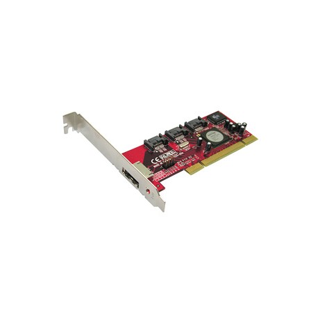 LINDY Controlador PCI SATA II 3 Portas + 1 eSATA (51136)
