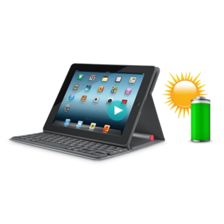Logitech Solar Keyboard Folio for iPad (920-004379)