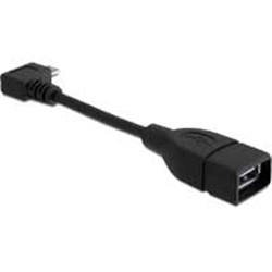 Cabo USB OTG Tipo "A" F > Micro B M com 10cm - 1350463