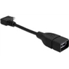 Cabo USB OTG Tipo "A" F > Micro B M com 10cm - 1350463