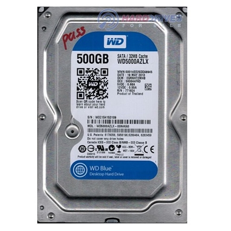Western Digital HDD 500GB Blue 3.5" SATA 6 Gb/s 7200 rpm - 1101062