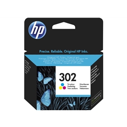 HP 302 Tri-color Original Ink Cartridge - F6U65AE#ABE - 1701225